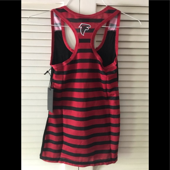 Atlanta Falcons Ladies NFL Ice Brands Tank Top - Picture 2 of 5